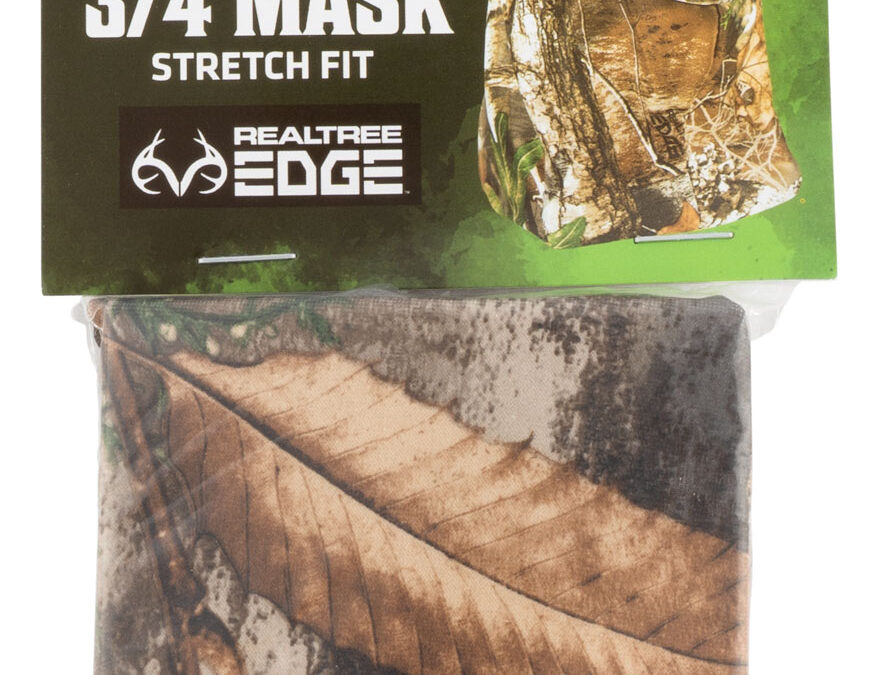 Primos PS6668 Stretch Fit  Realtree Edge Neoprene 3/4 Face Mask OSFA
