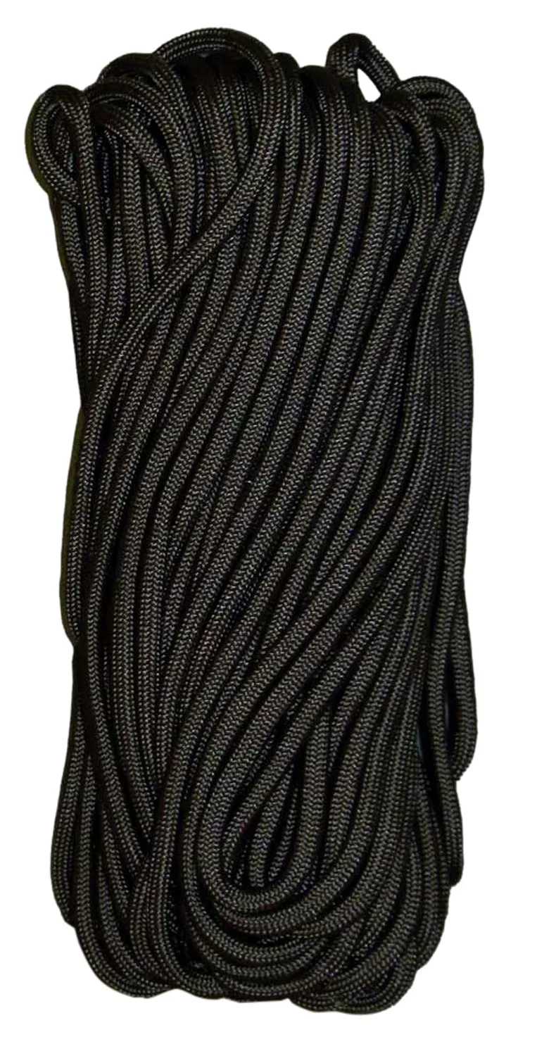 Tacshield 03000 550 Cord  Black Paracord 50' Long