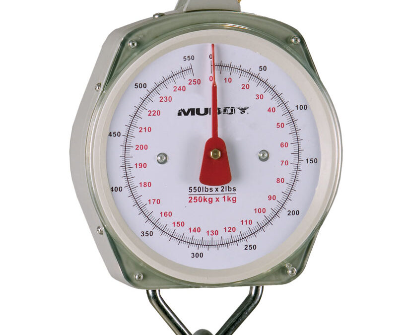 Muddy MUDGS550 Dial Game Scale  Gray Aluminum 550 lbs Weight Capacity