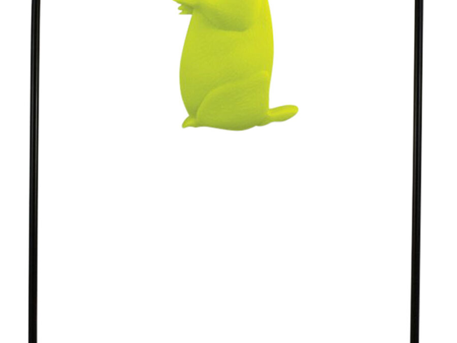 Birchwood Casey 48022 Ground Strike Hanging Prairie Dog Pistol/Rifle Rubber/Metal Yellow Prairie Dog Illustration Impact Enhancement Motion