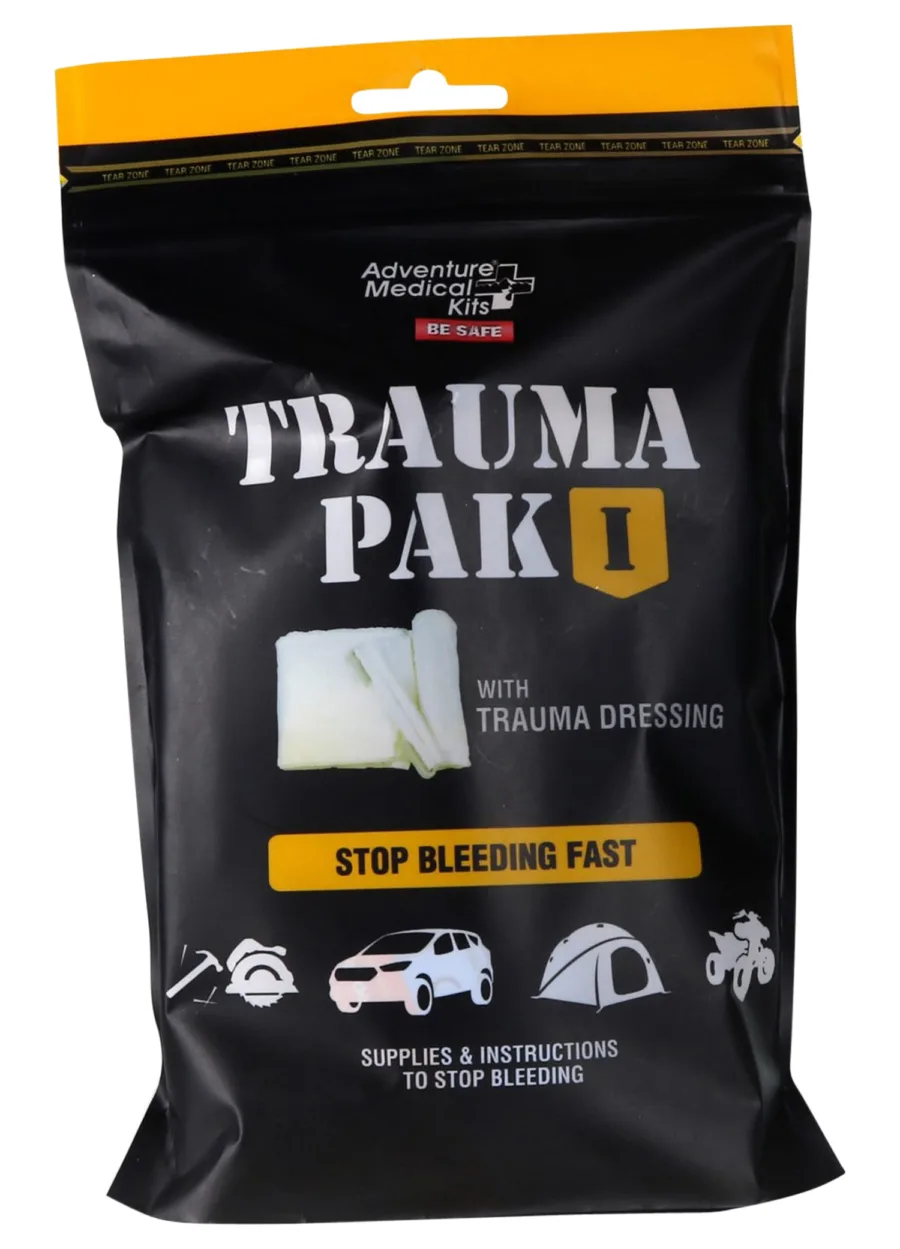 Adventure Medical Kits 20640295 Trauma Pak I  Stop Bleeding Clotting Gauze
