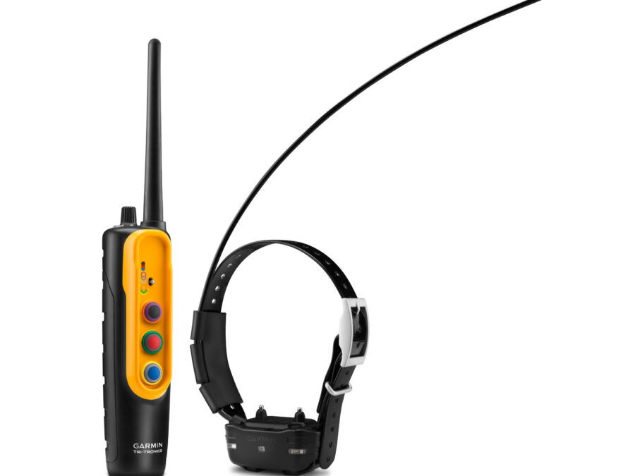 Garmin 0100120400 Pro Trashbreaker System Bundle Handheld w/BarkLimiter, Tri-Tronics, LED Beacon Lights, 1-Hand Operation Yellow Rechargeable Li-ion; Collar Up to 9 Dogs 4 Mile Range