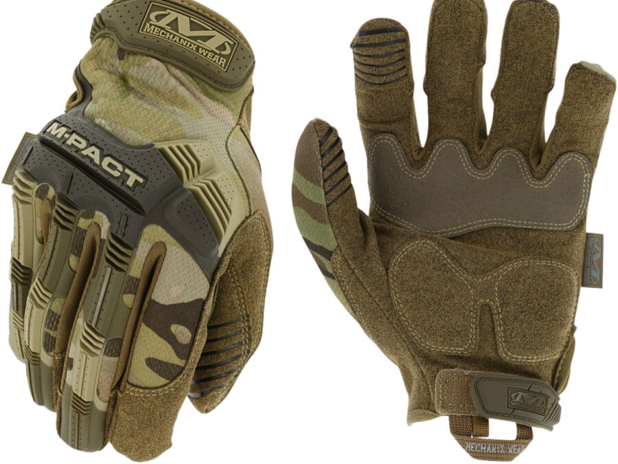 Mechanix Wear MPT78009 M-Pact  Multi-Cam Synthetic Leather Medium TPR Closure