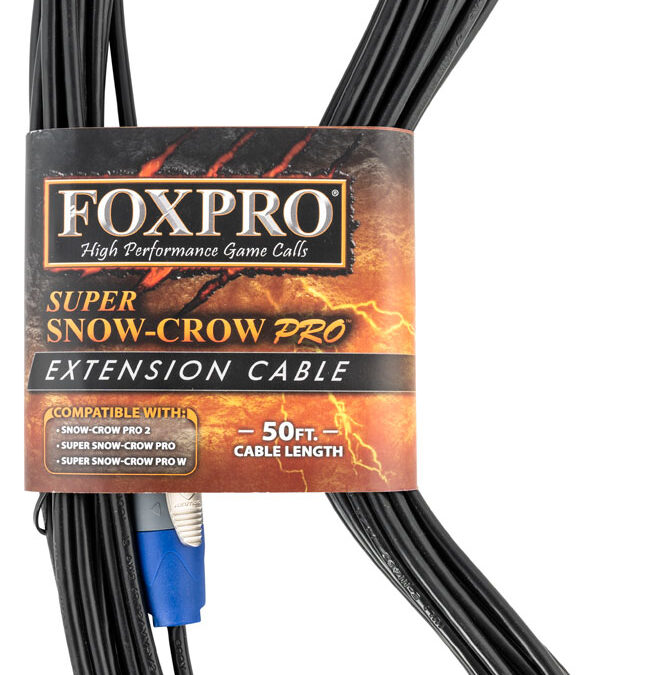 Foxpro CBL50FTSCP2SSCP Speaker Extension Cable  50' Black for FoxPro Super Snow Crow Pro & Snow Crow Pro 2