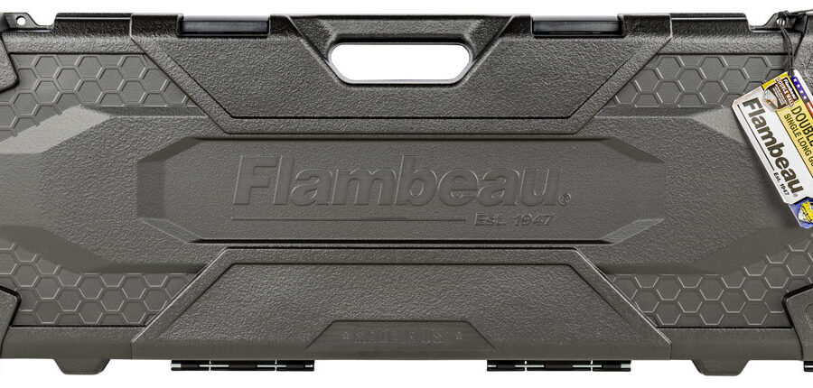 Flambeau 5013SN Double Coverage Single Gun Case Black Polymer 50" Scoped Rifle Or Shotgun