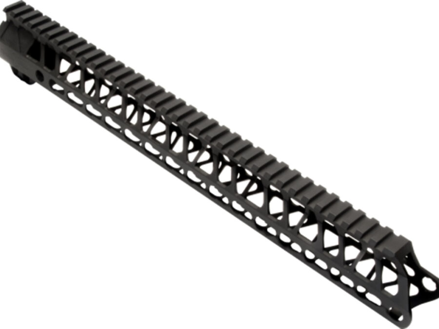 TIMBER CREEK OUTDOOR INC ME15HGBL Enforcer Handguard AR-15 Black Hardcoat Anodized Aluminum 15" Picatinny/M-LOK