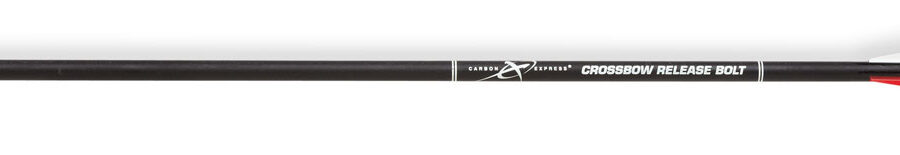 Carbon Express 55604 Crossbow Release Bolt  Black/Red 22" Carbon Fiber 1