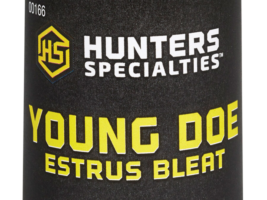 Hunters Specialties 00166 Young Doe Estrus  Can Call Doe Sounds Attracts Deer Black