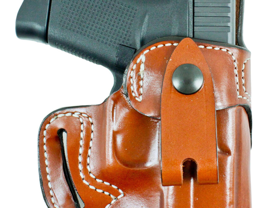 DeSantis Gunhide 159TA9PZ0 Osprey  IWB/OWB Tan Leather Belt Slide Fits Springfield Hellcat 3" Belt 1.50" Wide Right Hand