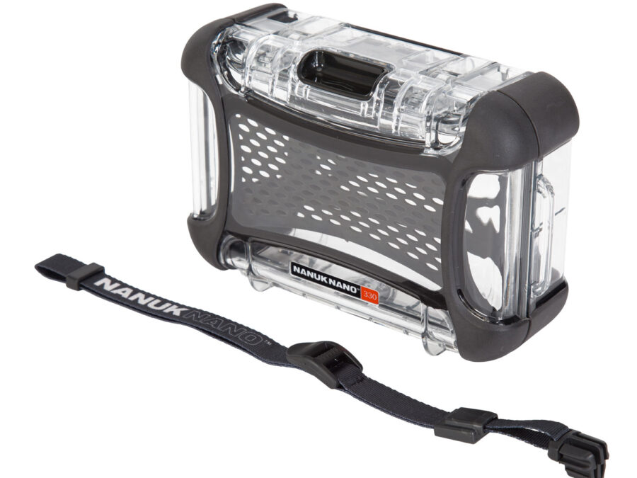 Nanuk 3300011 Nano 330 Clear Polycarbonate w/ PowerClaw Latches Incudes Carry Strap