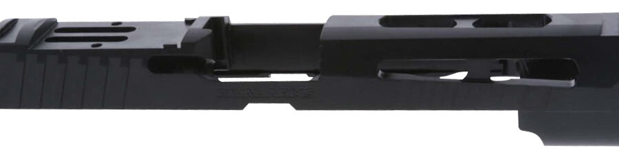Rival Arms RA10P402A Optic Ready Slide A1 Sig P320 Full Size Docter Cut QPQ Black 416R Stainless Steel