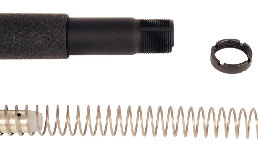 LBE Unlimited PBUFKTBLK Pistol Buffer Tube Kit  Black AR-Platform