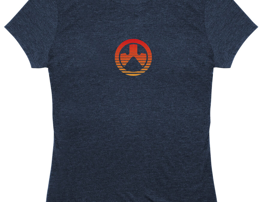 Magpul MAG1185-411-S Sun's Out Women's Navy Heather Cotton/Polyester Short Sleeve Small