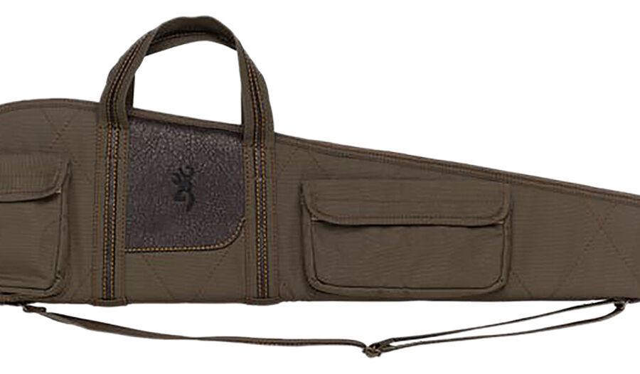 Browning 1415048448 Laredo  48" Olive/Brown Canvas/Leather Closed-Cell Foam Padding Water Resistant