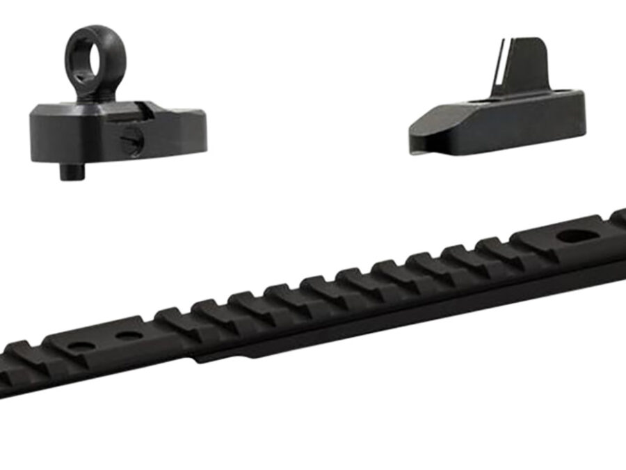 XS Sights ML10045 Marlin Optic Mounts & Ghost Ring Sight Sets  Black Anodized 0 MOA