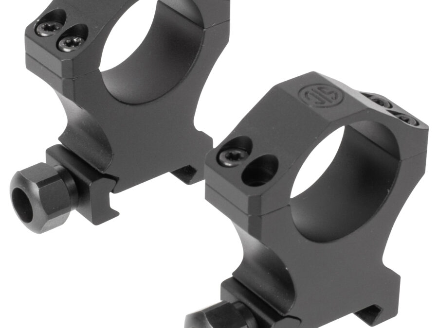 Sig Sauer Electro-Optics SOA10025 Alpha 1  Matte Black 35mm Extra High 0 MOA