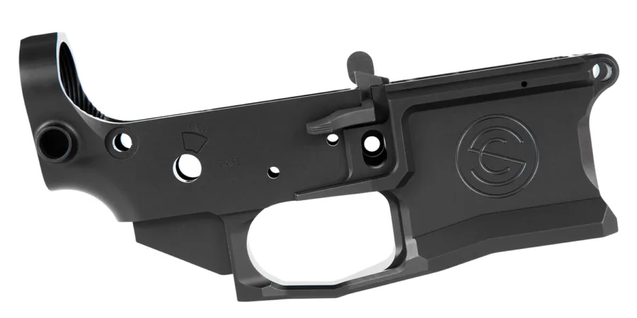 SilencerCo SU4766 SCO15 Lower Receiver Black Anodized Finish 7075-T6 Aluminum Material for AR-15
