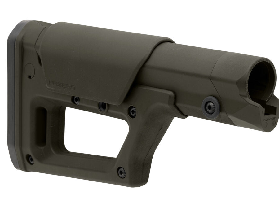 Magpul MAG1159-ODG PRS Lite Precision Stock OD Green Polymer/Metal Adjustable w/Rubber Buttplate