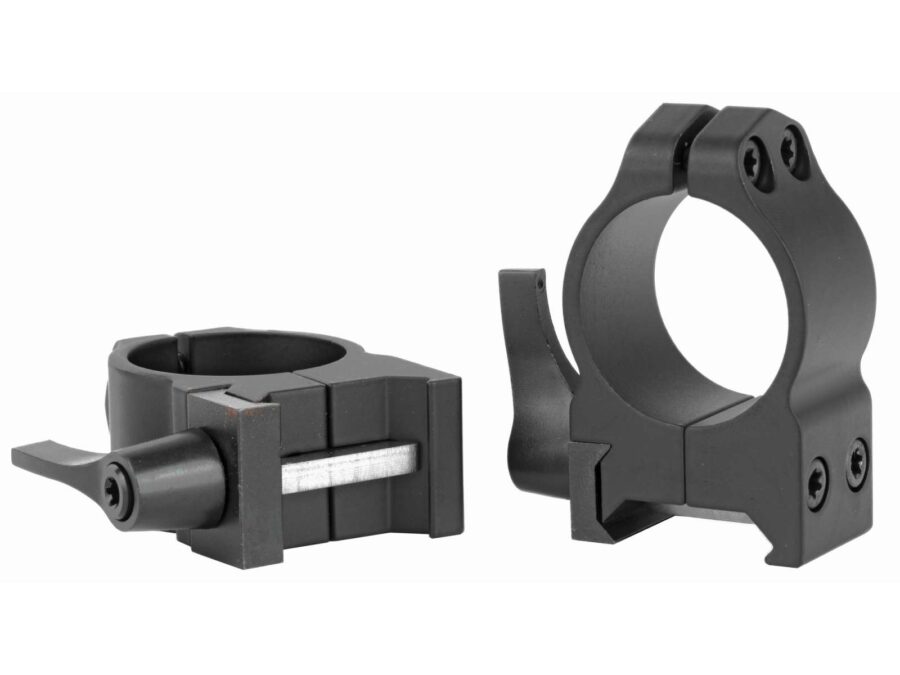 WARNE 1" QD STEEL RINGS MATTE MED