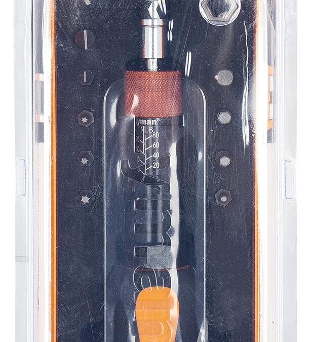 Lyman 7031300  Torque Wrench Black/Orange Steel Rubber Handle