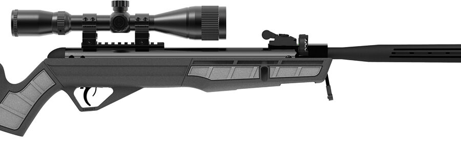 Crosman CMU7SXS Mag-Fire Ultra Nitrogen Piston 177 12rd Shot Black Black Fixed All Weather Stock Scope 3-9x40mm AO