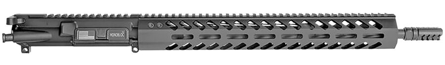 HM Defense 16MBUP556L MonoBloc Upper  223 Remk, 5.56x45mm NATO 16" Black Cerakote Barrel 7075-T6 Aluminum Black Anodized Receiver, 15" M-LOK Free-Float Handguard with Long Rail for AR-15