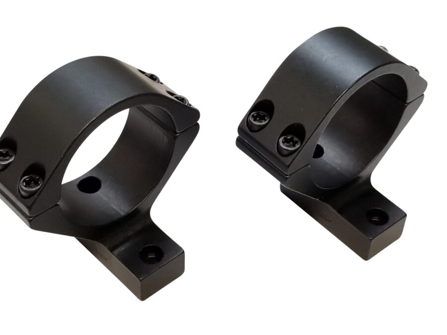 Talley B950719 Scope Mount/Ring Combo  Black Aluminum 1" Tube Browning A-Bolt 3 High Rings Short/Long Action 0 MOA