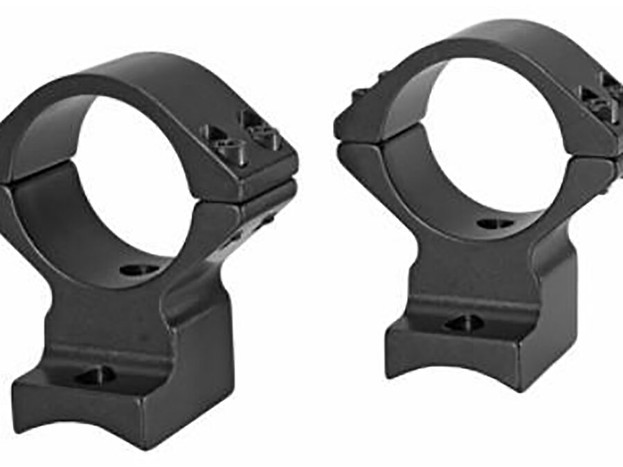 Talley 738749 Scope Mount/Ring Combo  Black Anodized Aluminum 30mm Tube Kimber 84M Medium Rings Short Action 0 MOA