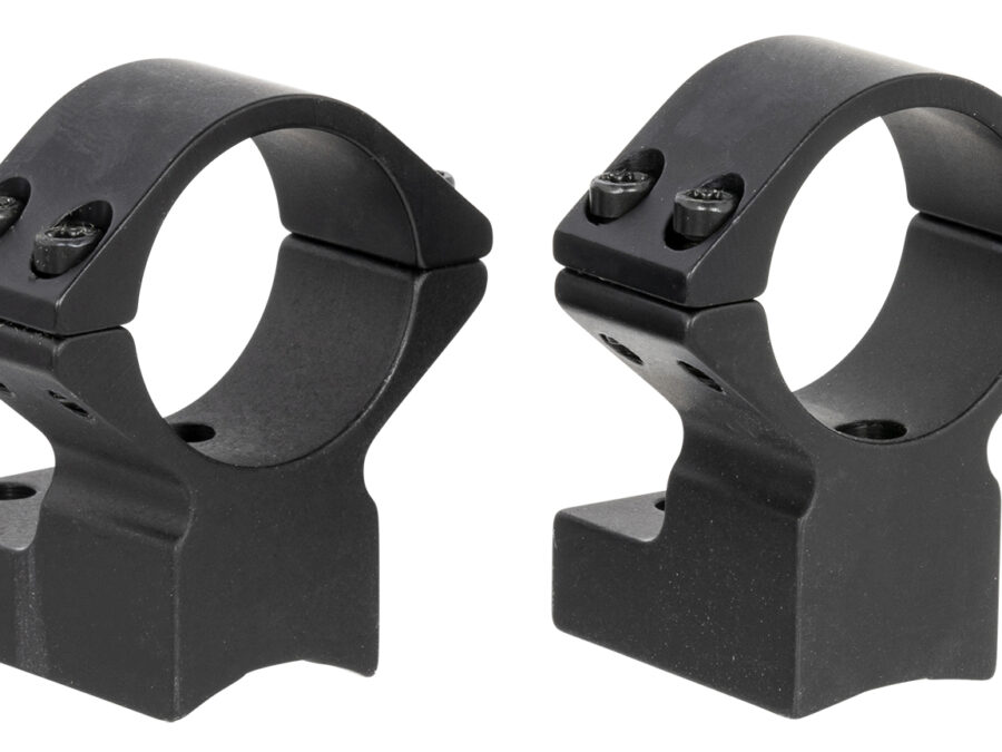 Talley 95X702 Scope Mount/Ring Combo  Black Aluminum 1" Tube Winchester Model 70 High Rings 0 MOA
