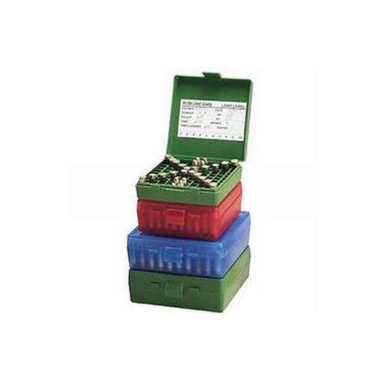 MTM CASE GARD FLIP-TOP BOX CARTRDGE 38/357 100RD GREEN