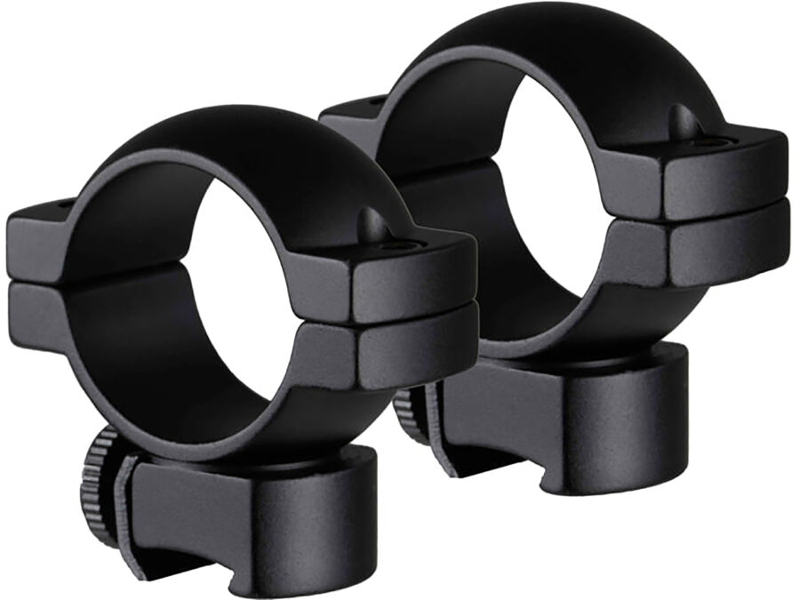 TruGlo TGTG8960B2 Lightweight Scope Rings  Matte Black 1" Medium 2 Screws (1 Per Side)