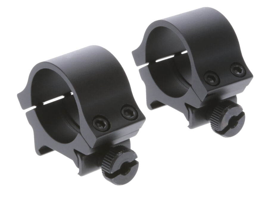 TruGlo TGTG8961B1 Lightweight Scope Rings  Matte Black 1" Medium