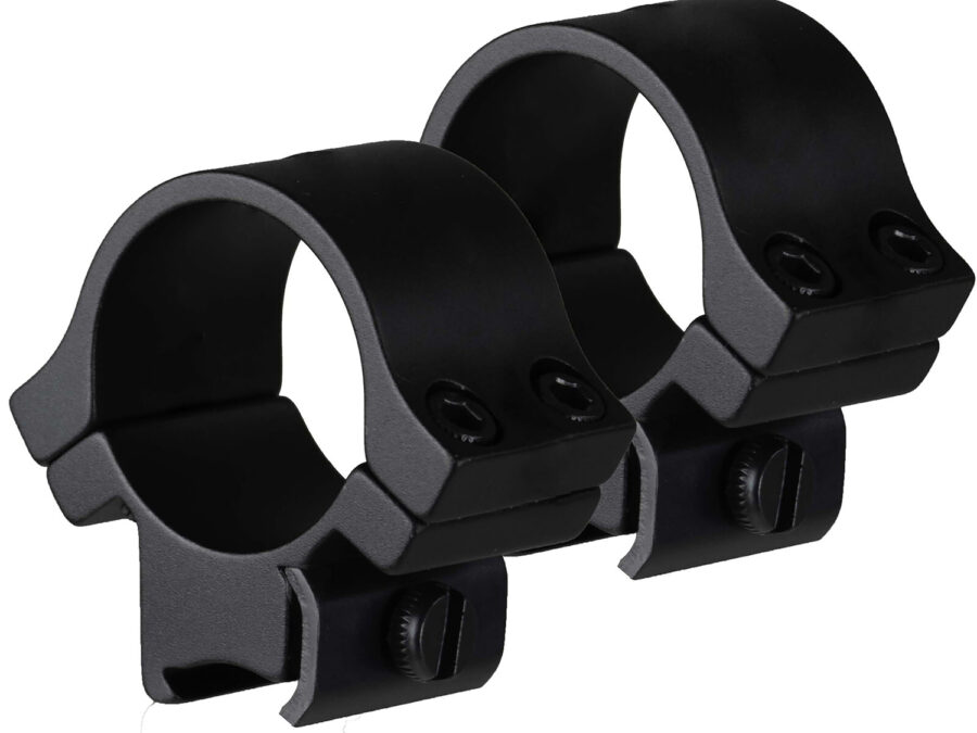 TruGlo TGTG8961B3 Lightweight Scope Rings  Matte Black 1" Medium 4 Screws (2 Per Side)