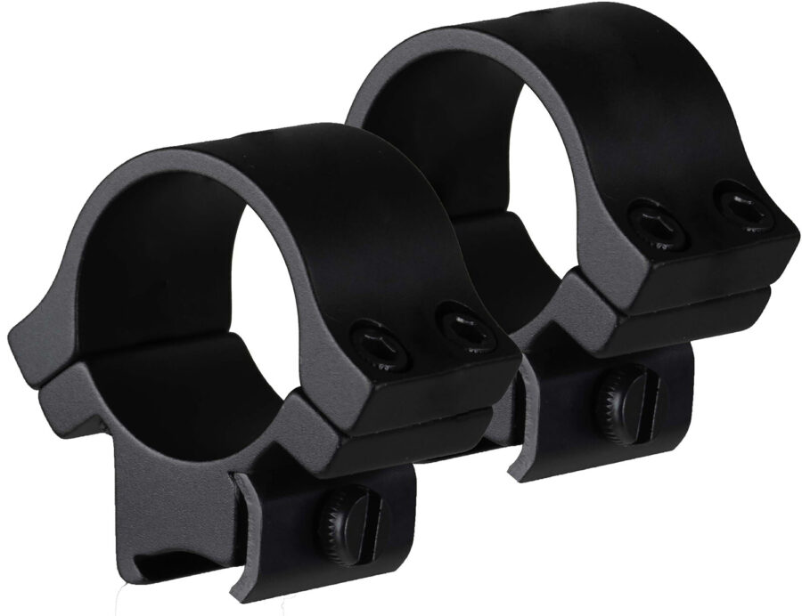 TruGlo TGTG8961B3 Lightweight Scope Rings  Matte Black 1" Medium 4 Screws (2 Per Side)