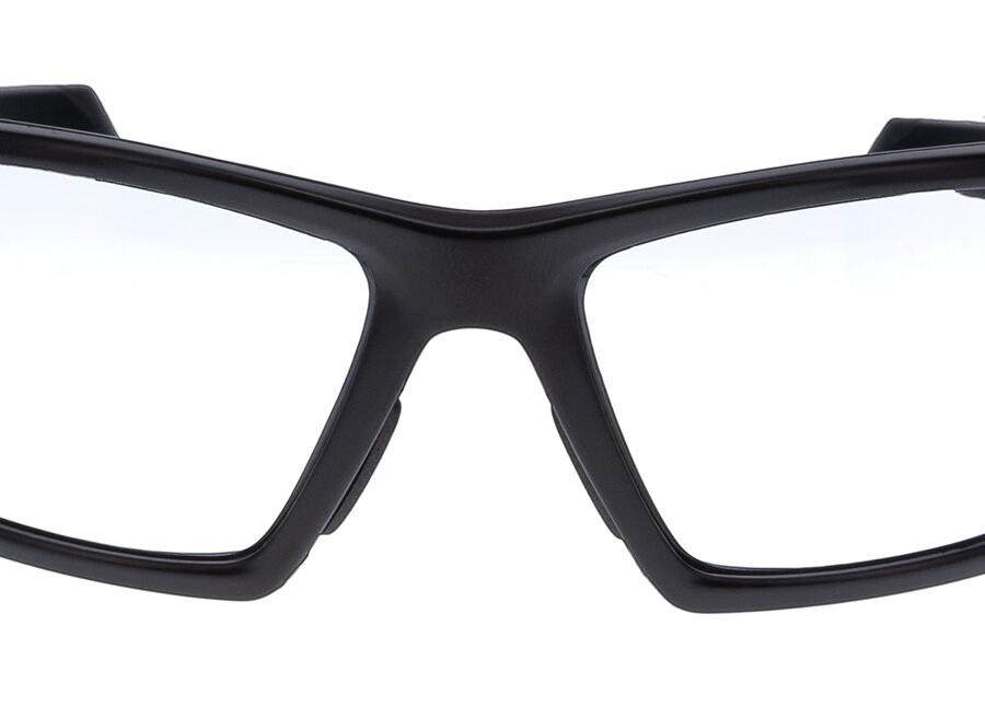 Walker's GWPIKNFF4CLR Ballistic Eyewear IKON Vector Adult Clear Lens Matte Black Frame