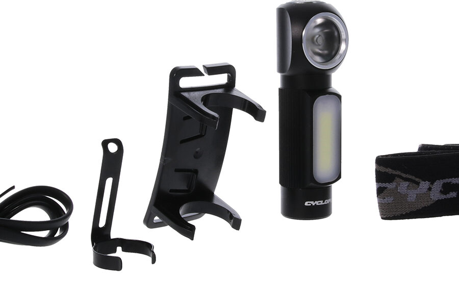 Cyclops CYC-HLH500 Hades Horizon 250/500 Lumens Red/White P9 LED Bulb Black Anodized 100 Meters Distance