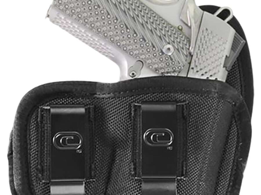 Crossfire Shooting Gear CRFCYCLSA1M1R The Cyclone  IWB/OWB Size 01 Black Foam Laminate Belt Clip Fits Micro 1-1.50" Barrel Right Hand