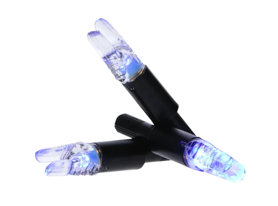 NAP NAPILLNBL6PK Thunderglo Illuminated Nock Blue 6 Pack