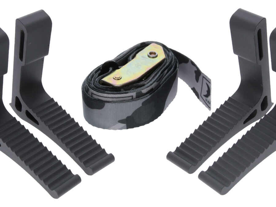 Hawk HWKSTP4PK Monkey Bar Steps Black Aluminum 4 Pack