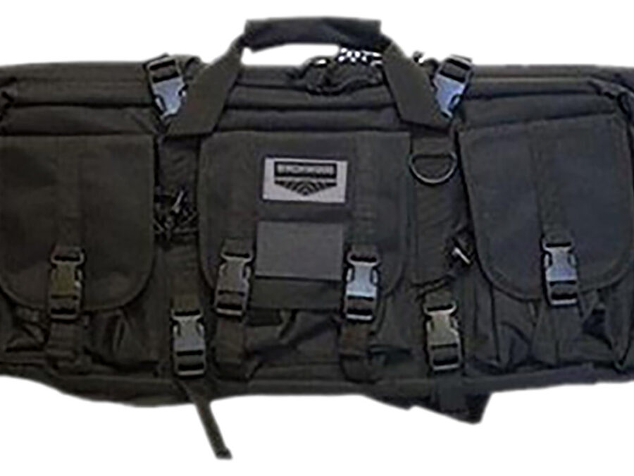 Birchwood Casey RBG36 Single Gun Case  36" Black 600D Polyester w/ Padded Straps/3 Large Storage Pockets & Dual Zippered Storage
