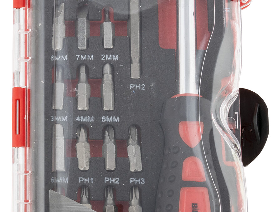 Birchwood Casey BSDS Basic Screwdriver Kit  22 Pieces Includes Slotted/Philips/Torx/Hex Heads