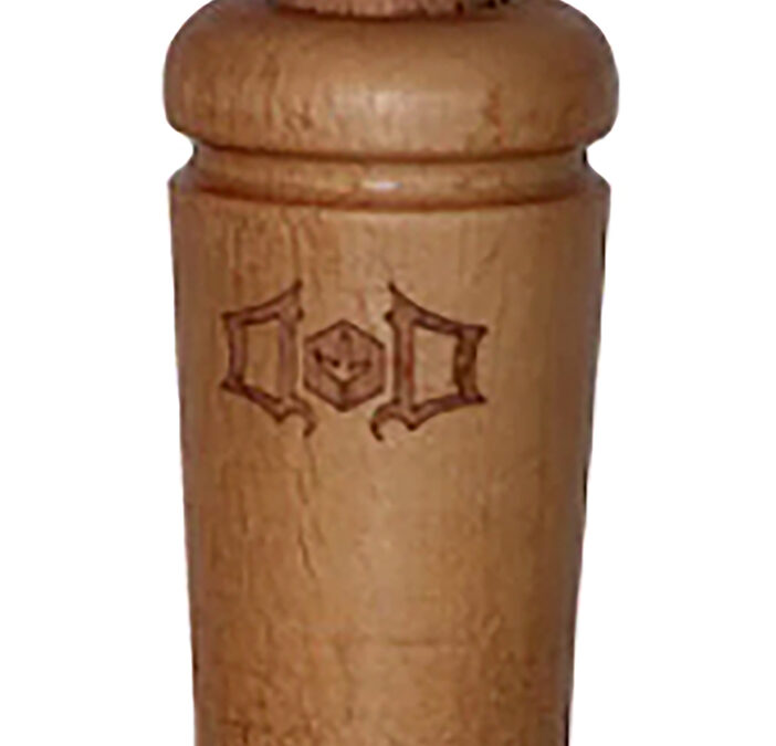Drury Outdoors DODCROW Signature Locator Open Crow Call Attracts Turkeys, Brown Wood, Mylar Reed
