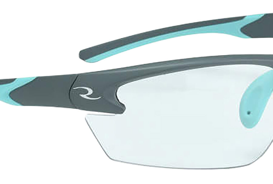 Radians WS2310CS Ladies Range Eyewear Women Clear Lens Gray with Aqua Accents Frame
