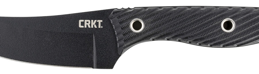 CRKT 2709 Clever Girl  4.60" Fixed Plain Black Powder Coated SK-5 Steel Blade/ Black G10 Handle Includes Sheath
