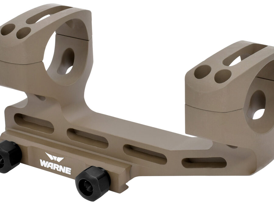 Warne SHXSKEL34DE X-SKEL Scope Mount/Ring Combo Dark Earth Cerakote 34mm