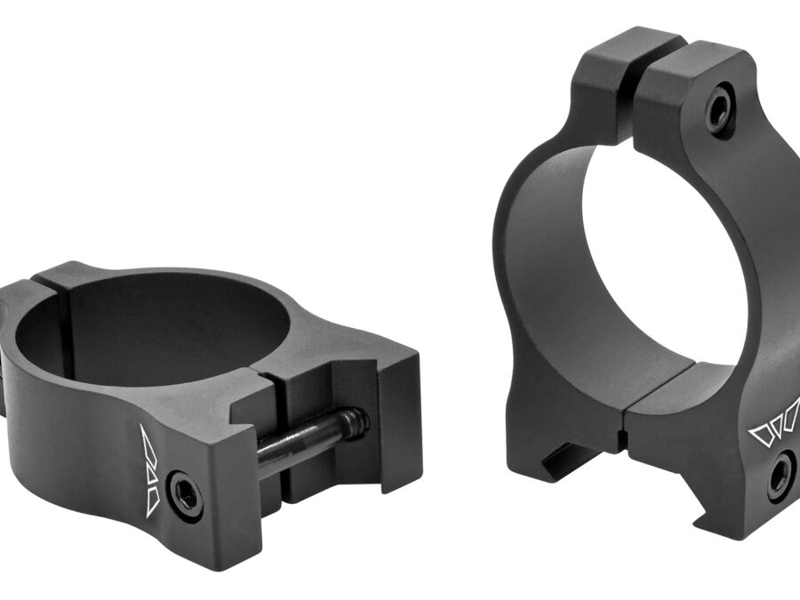 Warne V413M Scope Rings Vapor Matte Black 30mm Low 0 MOA