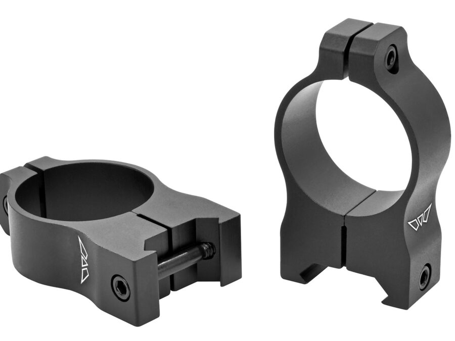 Warne V415M Scope Rings Vapor Matte Black 30mm High 0 MOA