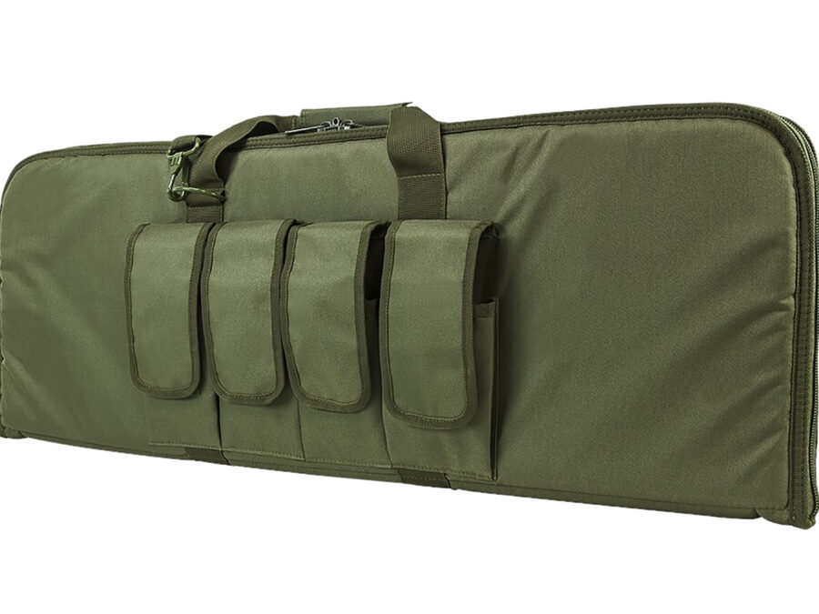 NcStar CVCP2960G36 2960 Carbine Case 36" OD Green Carbine w* Heavy Duty Locking Zipper