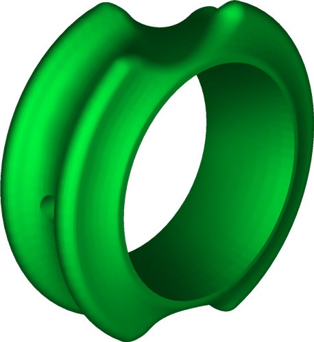 G5 PEEP SIGHT META PRO LARGE - HUNTER 1/4" GREEN