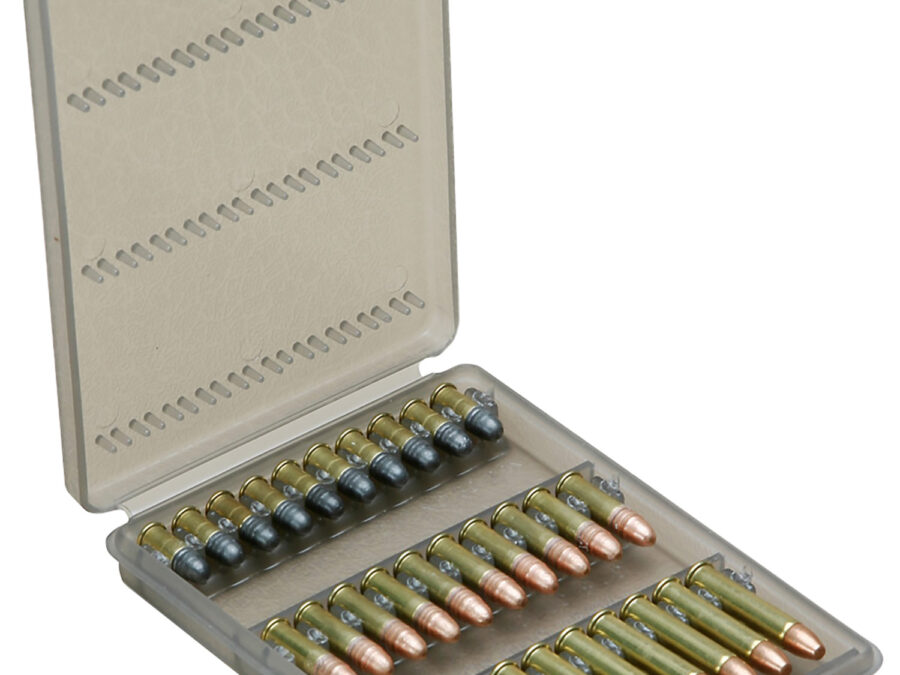 MTM Case-Gard W302241 Ammo-Wallet  22 LR/17 HM2 Clear Smoke Polypropylene 30rd